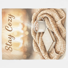 Stay Cozy Fleece Throw blanket