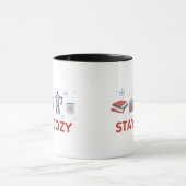Stay Cozy Hygge Christmas Tasse (Zentrum)