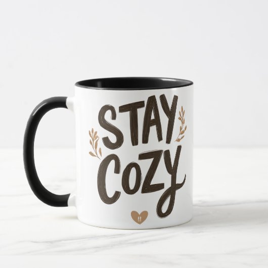 Stay Cozy Mug | Hygge Lifestyle Comfort Gift Tasse (Links)