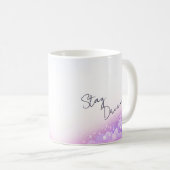 "Stay Dreaming" Inspirational Coffee Mug Kaffeetasse (VorderseiteRechts)