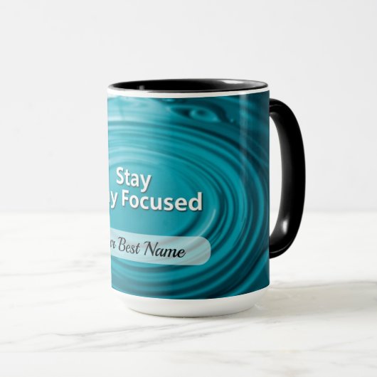 Stay Focused Circle Tasse (VorderseiteRechts)