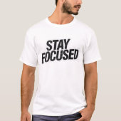 “Stay Focused T-Shirt – Motivational Youth Tee” (Vorderseite)