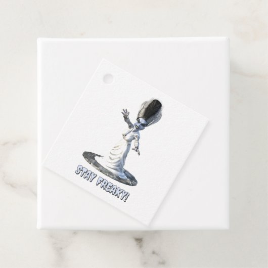 Stay Freaky! Bride of Frankenstein Geschenkanhänger (Beispiel)