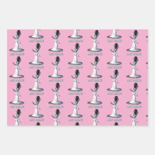 Stay Freaky! Bride of Frankenstein Geschenkpapier Set (Vorderseite 3)