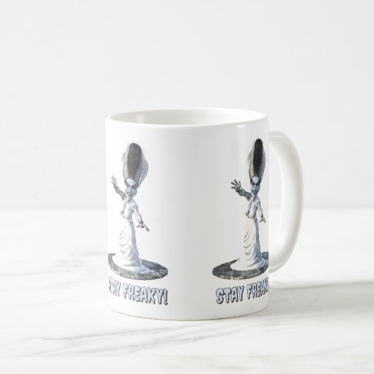 Stay Freaky! Bride of Frankenstein Kaffeetasse (VorderseiteRechts)