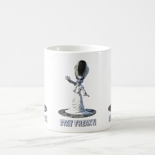 Stay Freaky! Bride of Frankenstein Kaffeetasse (Mittel)