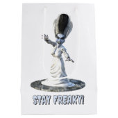 Stay Freaky! Bride of Frankenstein Mittlere Geschenktüte (Rückseite)