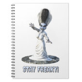 Stay Freaky! Bride of Frankenstein Notizblock (Vorderseite)