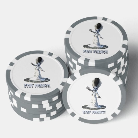 Stay Freaky! Bride of Frankenstein Pokerchips (Stapel)