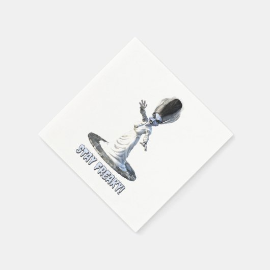 Stay Freaky! Bride of Frankenstein Serviette (Ecke)