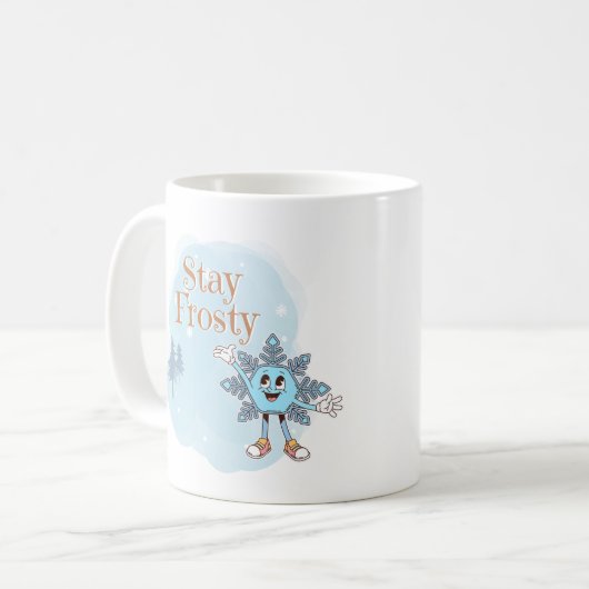 Stay Frosty Kaffeetasse (Vorderseite Links)