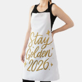 Stay Golden 2026 – New Year Kitchen Apron Schürze (InSitu)