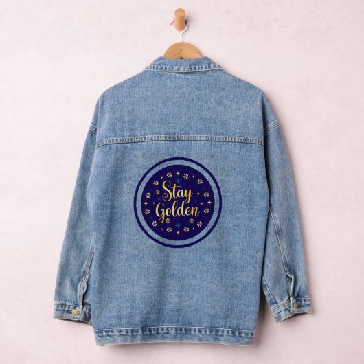 “Stay Golden” Denim Jacket Jeansjacke (Hangar)