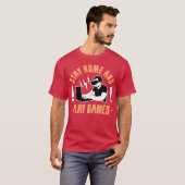 Stay Home and Play Game funny funny T-Shirt (Vorne ganz)