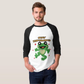 Stay Hoptimistic Cute Frog Pun Funny Frog Lover Gi T-Shirt (Vorne ganz)