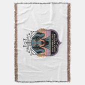 Stay Humble, Love Deeply, Wag Often Decke (Vorderseite Vertikal)