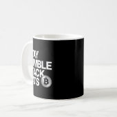 Stay Humble Stack Sats  Kaffeetasse (Vorderseite Links)
