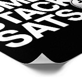 Stay Humble Stack Sats Poster (Ecke)