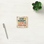 Stay Hungry, Stay Foolish Post-it Klebezettel (Büro)