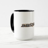 Stay in Tune - text Tasse (Vorderseite Links)