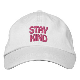 Stay Kind 2 Bestickte Baseballkappe