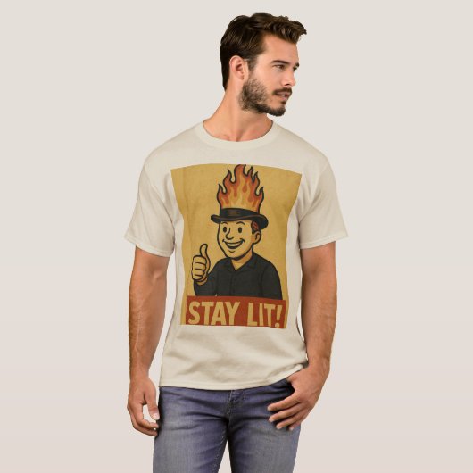 Stay Lit T-Shirt (Vorne ganz)