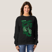 Stay Low Cholo Pride Chicano Lowrider Bicycle Retr Sweatshirt (Vorne ganz)