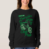 Stay Low Cholo Pride Chicano Lowrider Bicycle Retr Sweatshirt (Vorderseite)