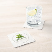 Stay Minty Derby Party Cute Saying Watercolor Untersetzer (Vor Ort)