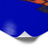 Stay out of my room Pixelart changing girl Poster (Ecke)