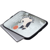 Stay Pawsitive Cat Illustration 10 Inch Laptop Tab Laptopschutzhülle (Vorne Knopf)