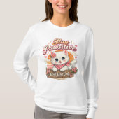 Stay Pawsitive Cat Long Sleeve T-Shirt (Vorderseite)