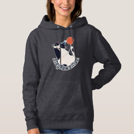 Stay Pawsitive Cute Tuxedo Cat Motivational Hoodie