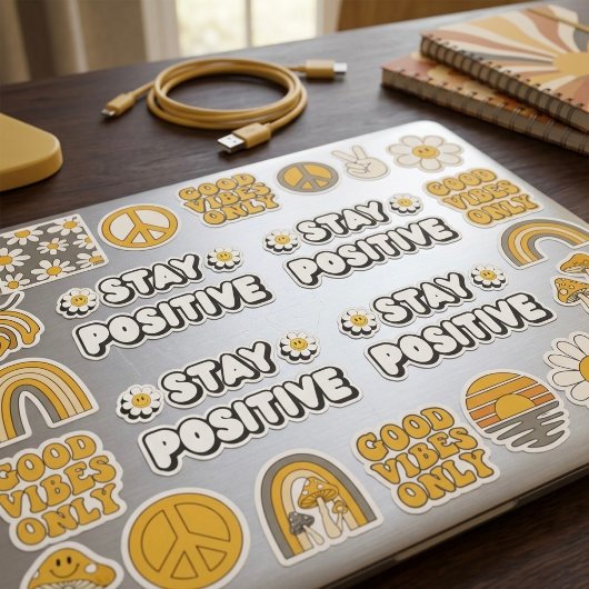 Stay Positive Aufkleber