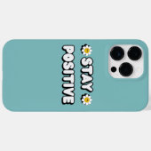 Stay Positive Case-Mate iPhone Hülle (Rückseite (Horizontal))