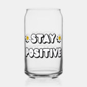 Stay Positive Dosenglas (Rückseite)