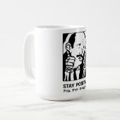 STAY POSITIVE KAFFEETASSE (Vorderseite Links)