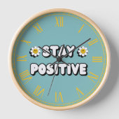 Stay Positive Uhr (Vorderseite)