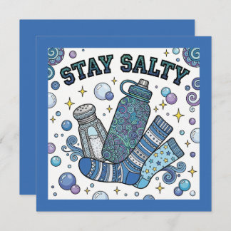 Stay Salty Dysautonomia/POTS Personalized Card Feiertagskarte