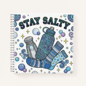 Stay Salty Dysautonomia Spiral Notebook Notizblock (Vorderseite)
