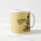 Stay Sharp Desert Legend Cowboy Cactus Illustratio Jumbo-Tasse (Vorderseite Rechts)