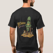 Stay Sharp Desert Legend Cowboy Cactus Illustratio T-Shirt (Rückseite)