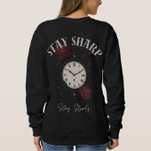 Stay Sharp Kollektion Sweatshirt (Rückseite)