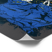 Stay Sitive Skeleton Halloween Grim Reaper Motivat Poster (Ecke)