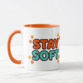 Stay Soft - Floral mug Tasse (Links)