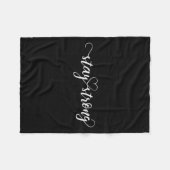 Stay Strong Heart  Fleecedecke (Vorderseite (Horizontal))