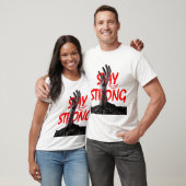 Stay Strong Motivational Quote Design  T-Shirt (Unisex)