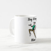 Stay Strong Personalized Support T-Shirt |  Kaffeetasse (Vorderseite Links)
