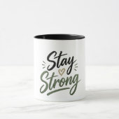 Stay Strong Personalized Support T-Shirt |  Tasse (Zentrum)