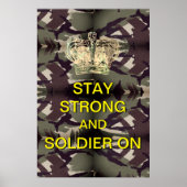 Stay Strong & Soldier On Poster (Vorne)